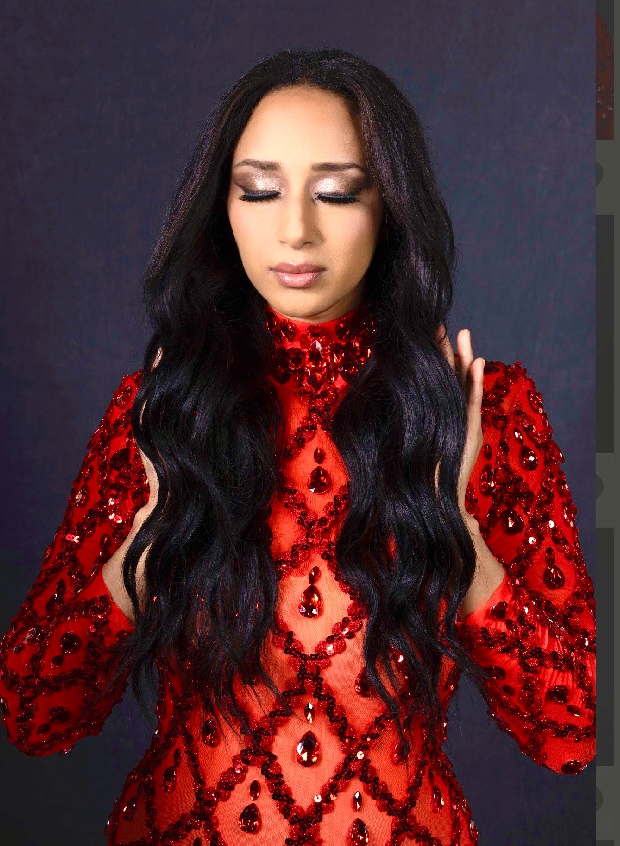 V shape 100% human hair.